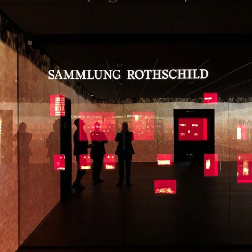 Licht Kunst Licht Goldkammer Sammlung Rothschild