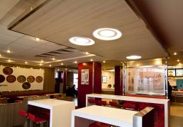 Освещение ресторанов сети Ростикс KFC