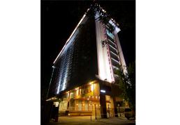 Architectural facade lighting for Ramada hotel