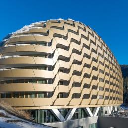 К 10-летию открытия отеля «Inter Gontinental Davos Hotel”. (особенности архитектуры)
