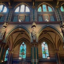 Освещение церкви Святого Ламберта в Роттердаме. [St. Lambertuskerk, Rotterdam] 