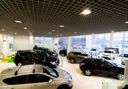 Проект освещения автосалона Nissan