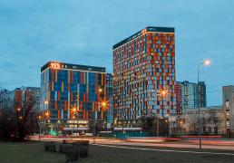 Освещение бизнес-центра YES на Митинской